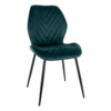 Стул кухонный Harmony, темно-зеленый, черный