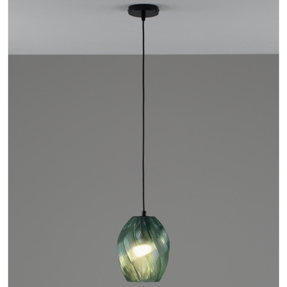 Светильник подвесной Стрейтч Рози, зеленый Светильник подвесной Стрейтч Рози, зеленый - фото 2
