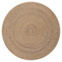 Настоящее фото товара Индийский ковёр «JUTE» BEIGE(Round), произведённого компанией ChiedoCover