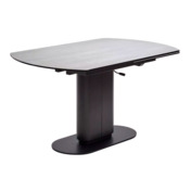 Фотография товара Стол Kai 140, поворотная система раскладки, испанская керамика, темно-серый, черный от компании ChiedoCover.