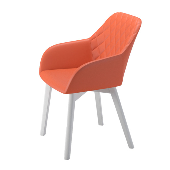 Стул Сентор-1, белый, канцлер ЛОФТ - фото 2