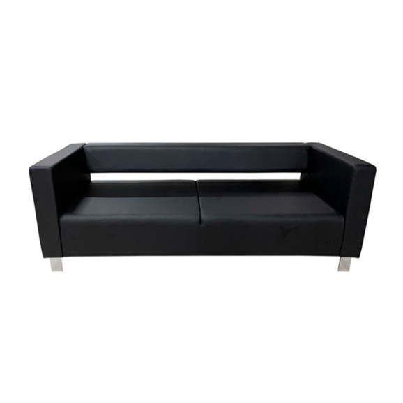 Диван Гидес трехместный, экокожа пегасо, черный Диван Гидес трехместный, экокожа пегасо, черный - фото 5