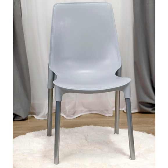 Стул Тилл, серый, хром - фото 7