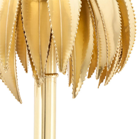 Настольная лампа Пальмери, золотая, 30 см - фото 2