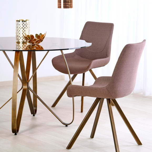 Стол Pressure, золото античное, коричневый Стол Pressure, золото античное, коричневый - фото 6