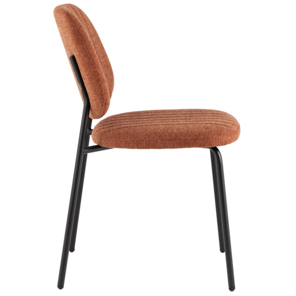 Стул обеденный Patrys, терракот, рогожка - фото 3