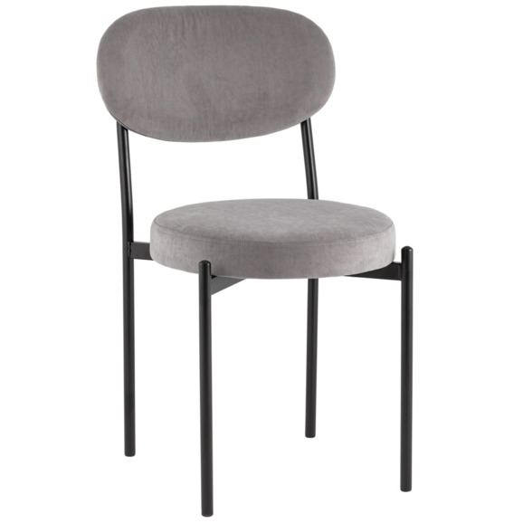 Стул Бриф Original, велюр, серый - фото 1