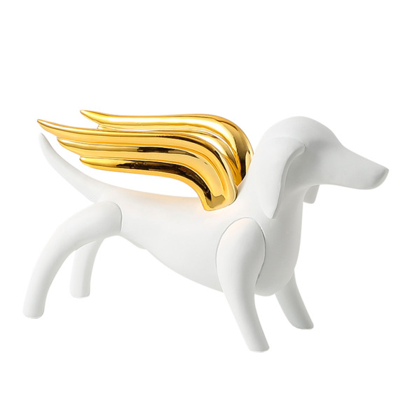 Статуэтка Angel dog white - фото 1