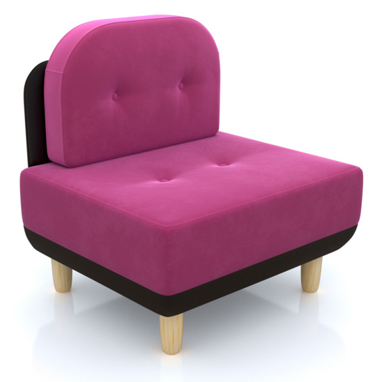 Кресло Рилто, фиолетовое - фото 1
