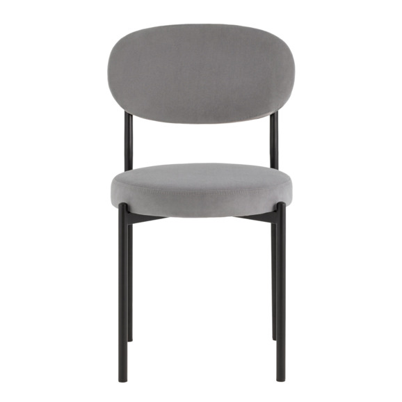 Стул Бриф NEW велюр, серый Стул Бриф NEW велюр, серый - фото 2