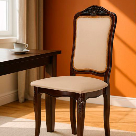 Деревянный стул Эмилин вишня / муса темная 082 - фото 11