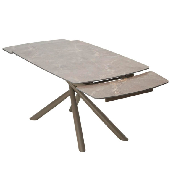 Стол RIVOLI 140 MATT LATTE STONE SOLID CERAMIC / TAUPE - фото 5