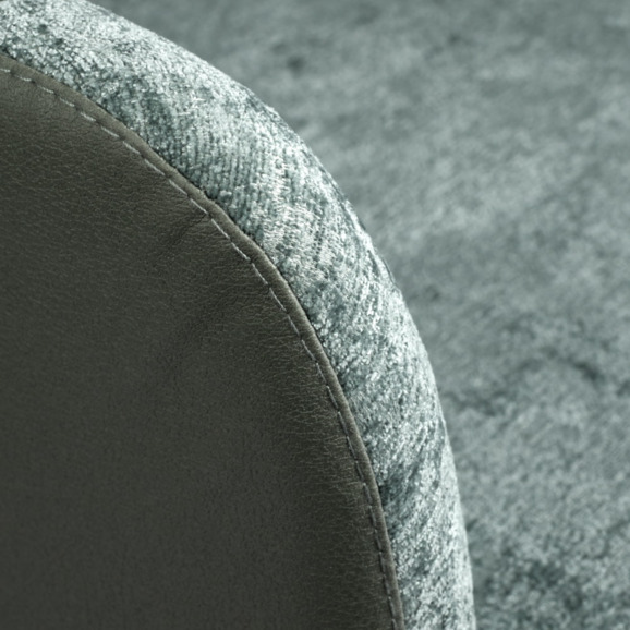 Стул Bruno зелёный шенилл с экокожей с поворотным механизмом Стул Bruno зелёный шенилл с экокожей с поворотным механизмом - фото 5