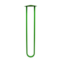 Настоящее фото товара Ножка шпилька для стола лофт зеленая 71 см, произведённого компанией ChiedoCover