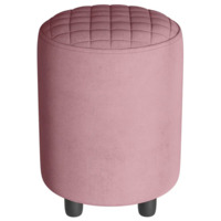 Настоящее фото товара Пуф Тепал, велюр, сиреневый, произведённого компанией ChiedoCover