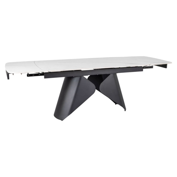 Стол обеденный Hush, белый, черный Стол обеденный Hush, белый, черный - фото 1