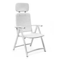 Настоящее фото товара Кресло пластиковое складное Acquamarina, белый, произведённого компанией ChiedoCover
