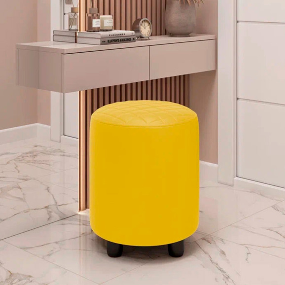 Пуф Тепал, экокожа, желтый - фото 5
