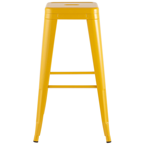 Стул барный TOLIX, желтый, глянцевый KD - фото 2