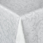 Скатерть прямоугольная, Габардин белый, 310x220 см