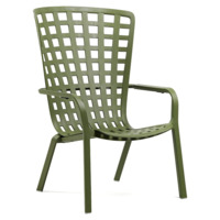 Настоящее фото товара Лаунж-кресло пластиковое Folio, агава, произведённого компанией ChiedoCover