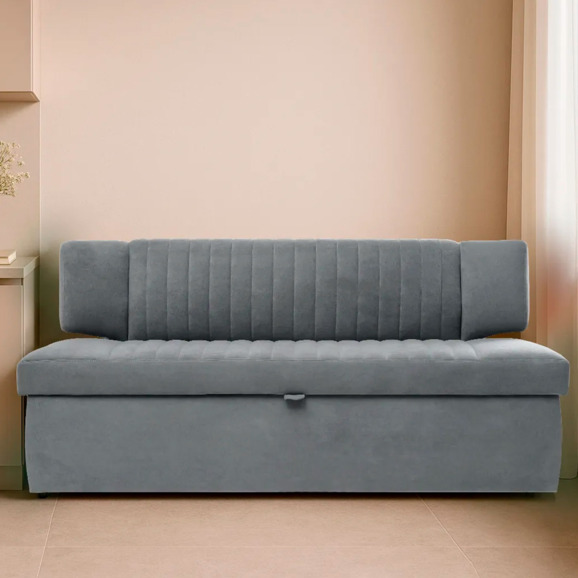 Диван для кухни Стронго 168, серый - фото 5