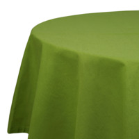Настоящее фото товара Скатерть Лен, зеленый, произведённого компанией ChiedoCover
