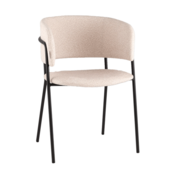 Фотография товара Кресло Нэлли New, буклированный велюр бежевый от компании ChiedoCover.