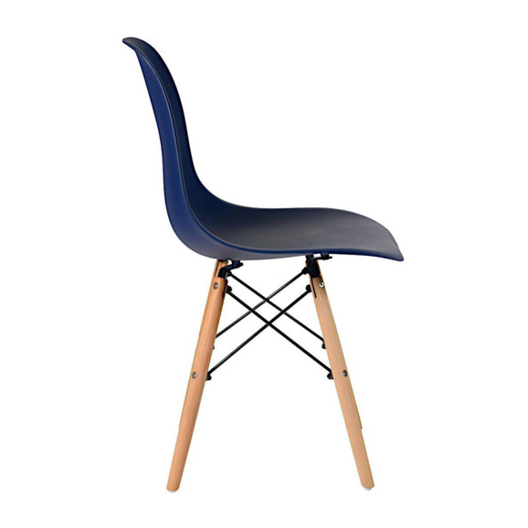 Стул пластиковый Eames, бук, сапфир - фото 3
