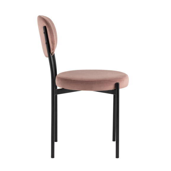 Стул Бриф велюр пыльно-розовый - фото 4