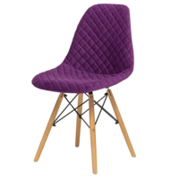 Настоящее фото товара Чехол Е07 на стул Eames, фиолетовый, произведённого компанией ChiedoCover