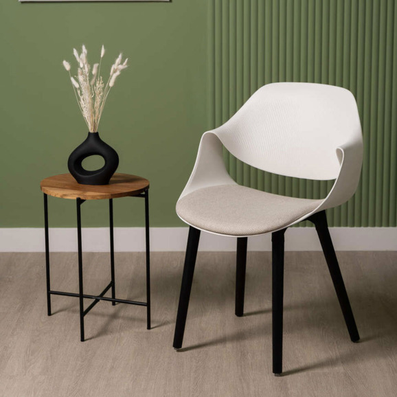 Стул Layout, белый, черный Стул Layout, белый, черный - фото 2