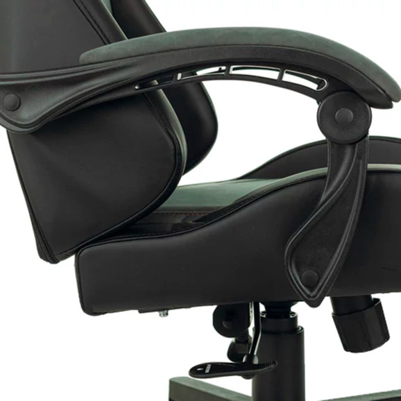 Кресло компьютерное Плой, черный, серый - фото 13