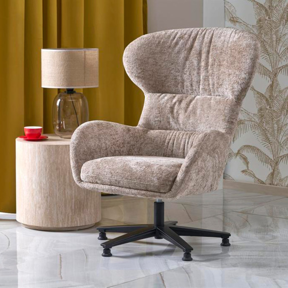 Кресло Stead, бежевый, черный - фото 2