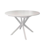 Фотография товара Стол Файк, белый/стекло белое сатин от компании ChiedoCover.