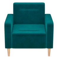 Фотография товара Кресло Папилла, велюр, изумрудный от компании ChiedoCover.