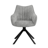 Фотография Стул на металлокаркасе Denever gray / black Фотография товара Стул на металлокаркасе Denever gray / black от компании ChiedoCover.