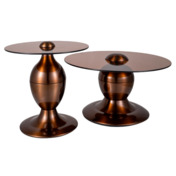 Фотография товара Набор журнальных столиков Facade, коричневый, медный от компании ChiedoCover.