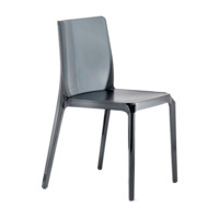 Настоящее фото товара Прозрачный стул Блиц Дымчатый, пластиковый, произведённого компанией ChiedoCover