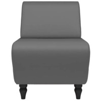 Фотография Кресло Лотик экокожа, серый Фотография товара Кресло Лотик экокожа, серый от компании ChiedoCover.