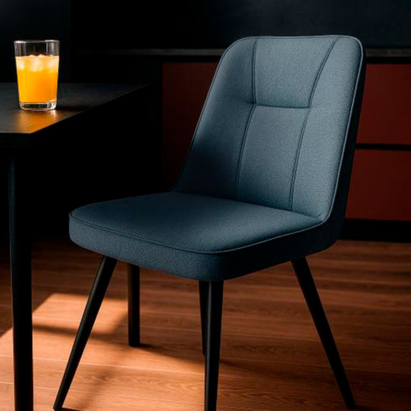 Стул на металлокаркасе Texas 3 поворотный синий / черный Стул на металлокаркасе Texas 3 поворотный синий / черный - фото 7