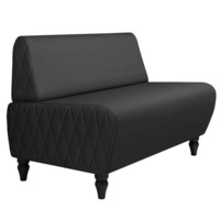 Фотография Диван Лотик, экокожа, черный от производителя ChiedoCover, картинка продукции, реальное фото товара Настоящее фото товара Диван Лотик, экокожа, черный, произведённого компанией ChiedoCover