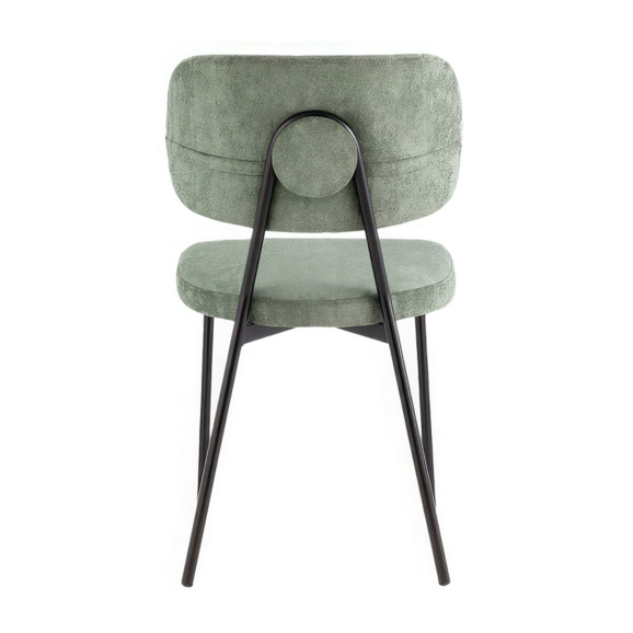 Стул Ханна велюр зеленый - фото 3