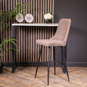 Фотография в интерьере товара Стул Kongsberg барный 750, Рогожка Nola 006 от компании ChiedoCover.