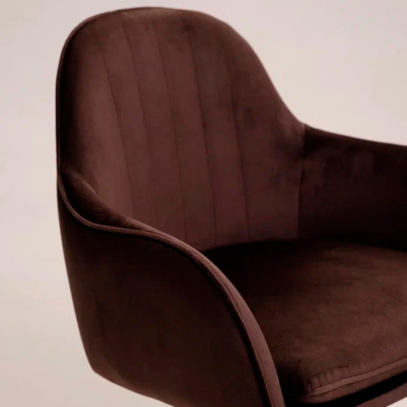 Кресло Сета, пирамида, коричневый, золотой - фото 9