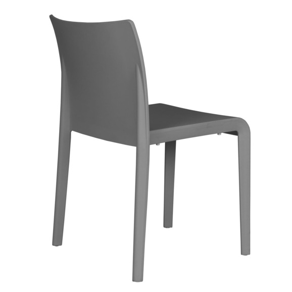 Стул Turn, пластик, серый - фото 2