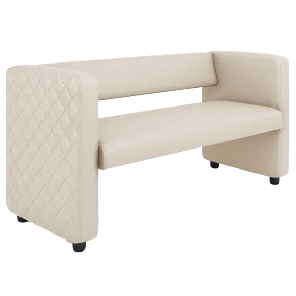 Диван Тепал, экокожа, кремовый - фото 1