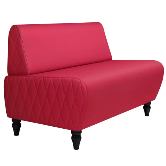 Диван Лотик, экокожа, красный - фото 1