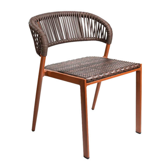 Стул Доро серо-коричневый Стул Доро серо-коричневый - фото 1