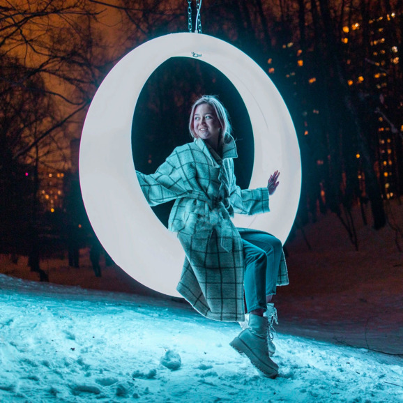 Светящиеся LED качели Ludres 12V White 360° - фото 2